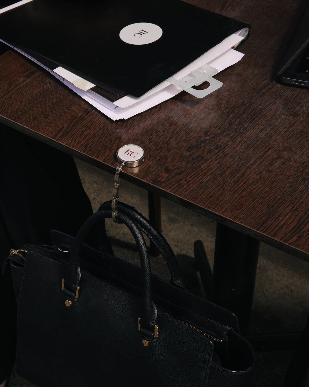 The ROUGE Bag Hanger